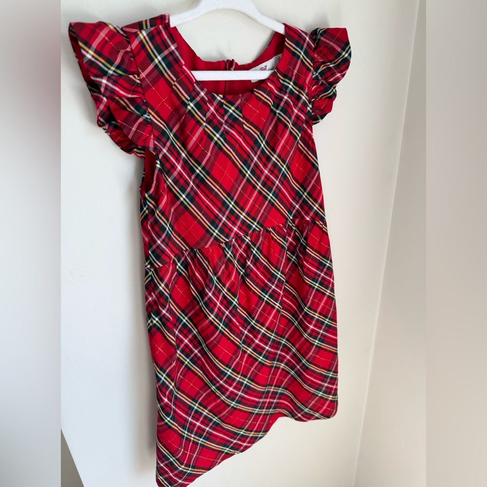 Vineyard Vines Girls Plaid Christmas Dress Size 6 - Picture 2 of 6